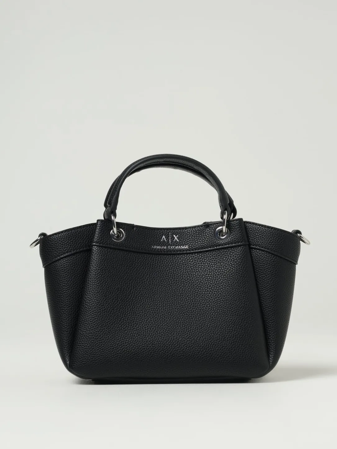 Borsa Shopping a mano con logo Armani Exchange