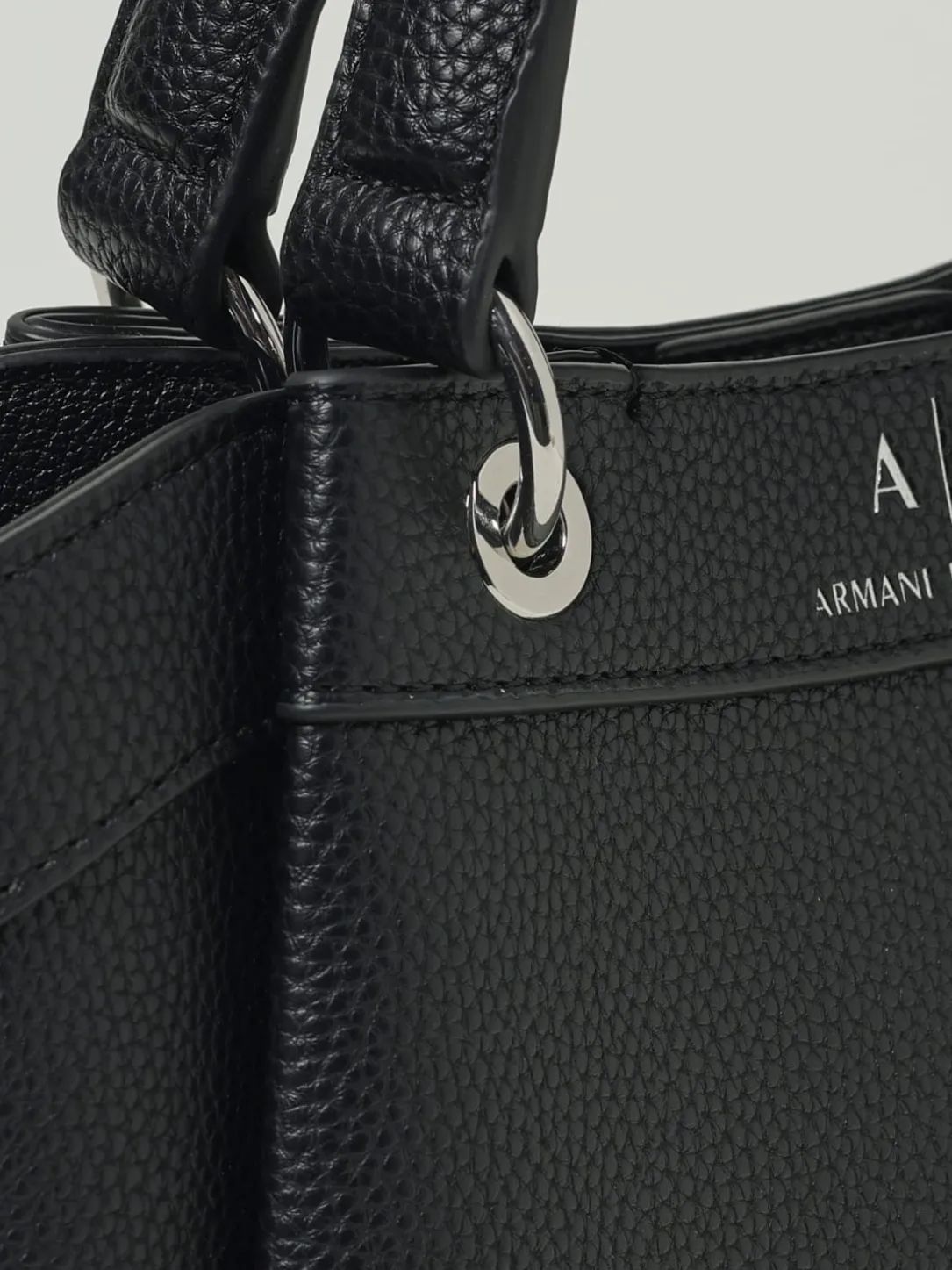 Borsa Shopping a mano con logo Armani Exchange