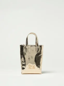 Borsa Sparkling Secret Pon-Pon in vernice laminata