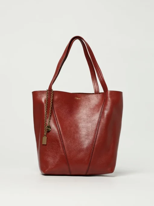 Borsa Spin Chloé in pelle martellata