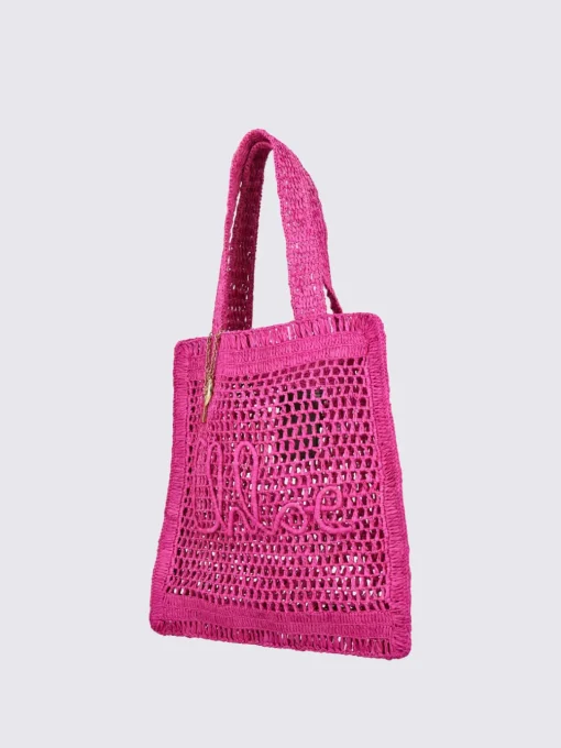 Borsa Summer Banana Chloè in rafia crochet