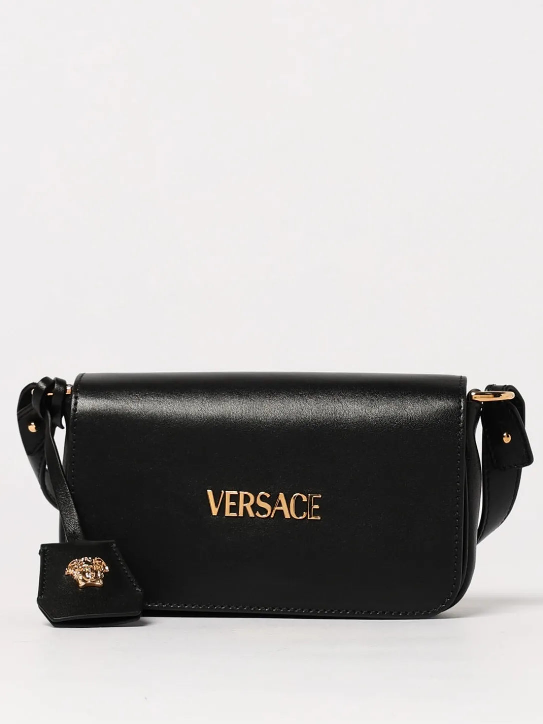 Borsa Tag Versace in pelle