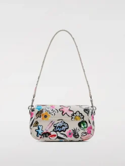 Borsa The Sticker Clover Marc Jacobs in pelle a grana stampata