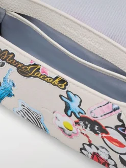 Borsa The Sticker Clover Marc Jacobs in pelle a grana stampata