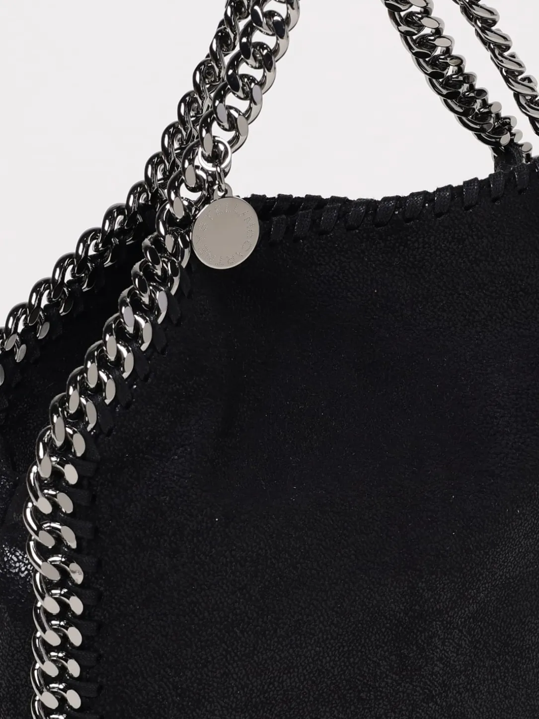 Borsa tote Falabella Stella McCartney in camoscio sintetico cracklè