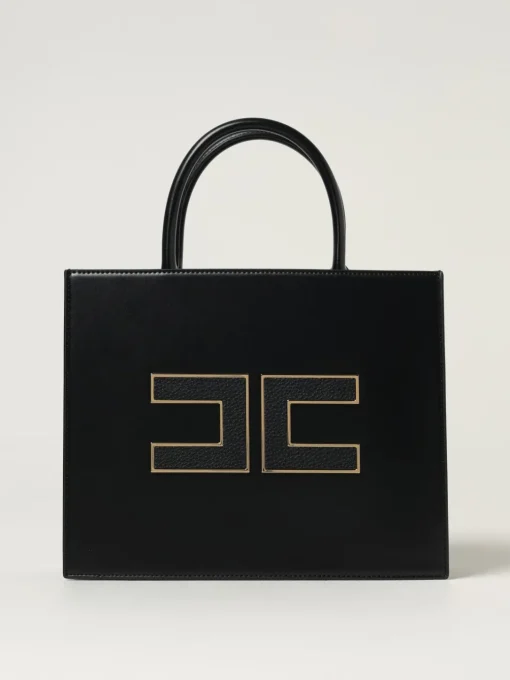 Borsa Tote grande con logo Elisabetta Franchi