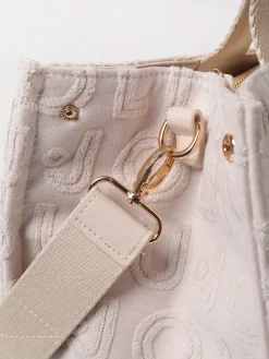 Borsa Tote Liu Jo in canvas con logo jacquard