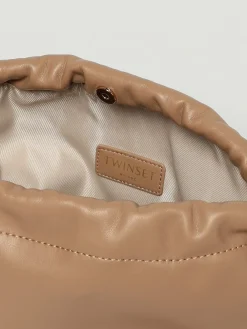 Borsa Twinset in pelle sintetica arricciata