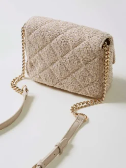 Borsa Twinset in tweed matelassè