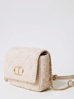 Borsa Twinset in tweed matelassè
