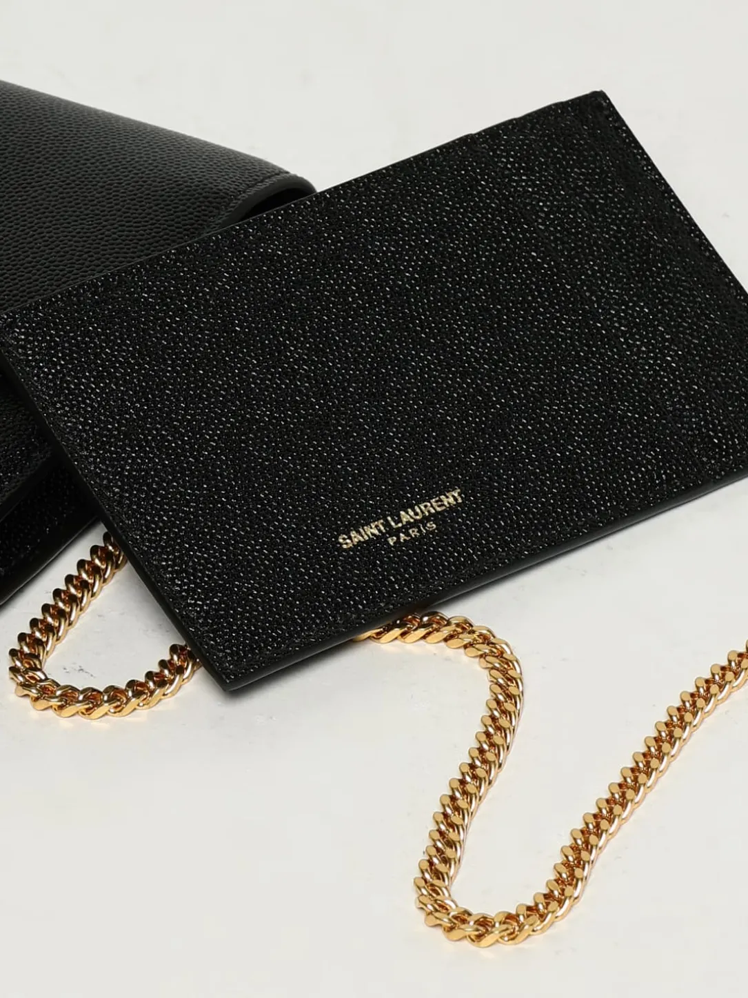 Borsa Uptown Saint Laurent in pelle grain de poudre