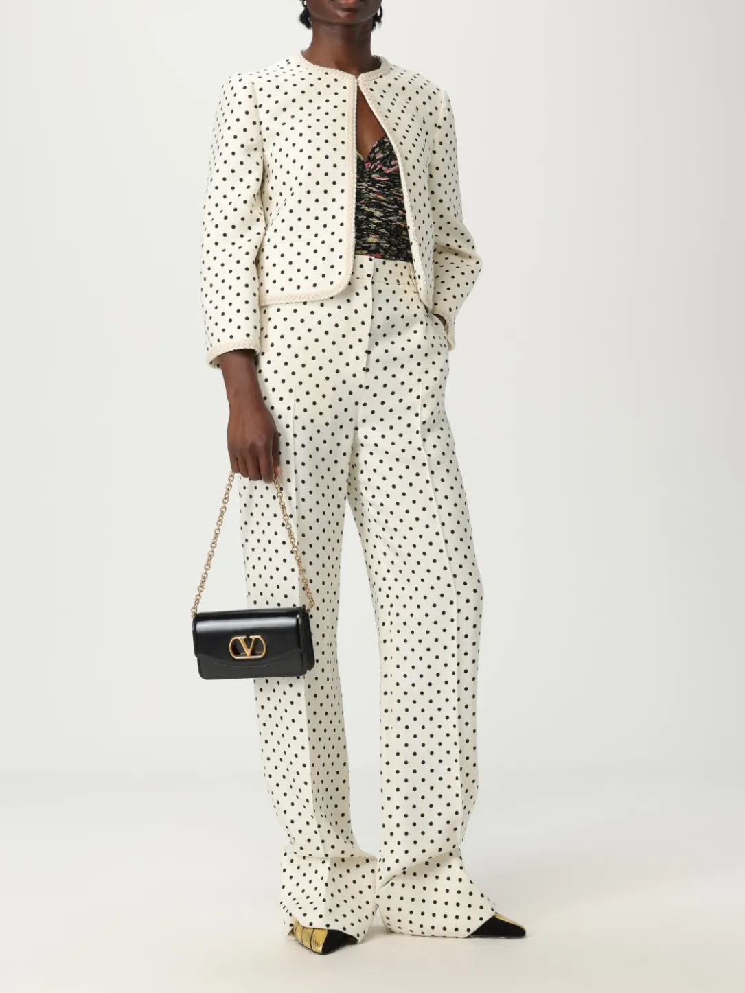 Borsa VLogo Signature Valentino Garavani in pelle spazzolata