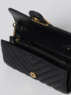 Borsa wallet Love One Pinko in nappa trapuntata chevron