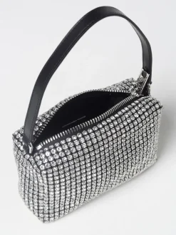 Borsa Wangloc Alexander Wang in nylon con strass applicati