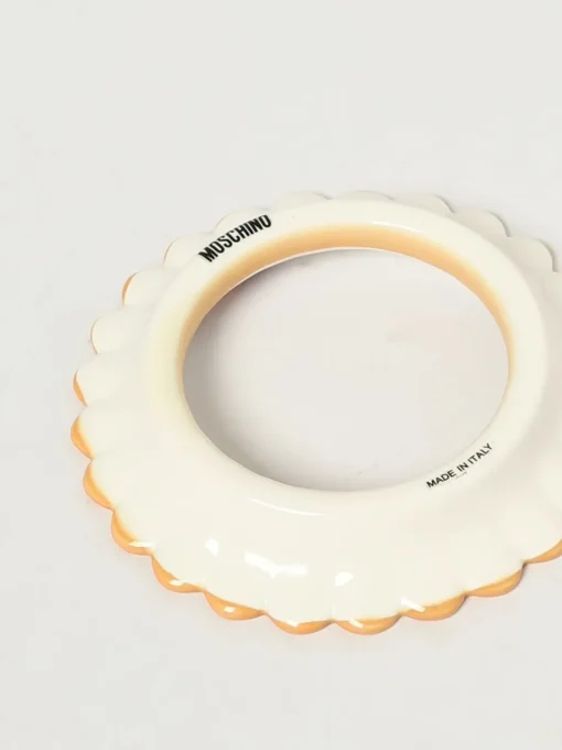 Bracciale Moschino Couture in ottone smaltato effetto porcellana