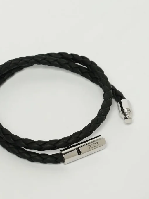 Bracciale Tod's in pelle intrecciata