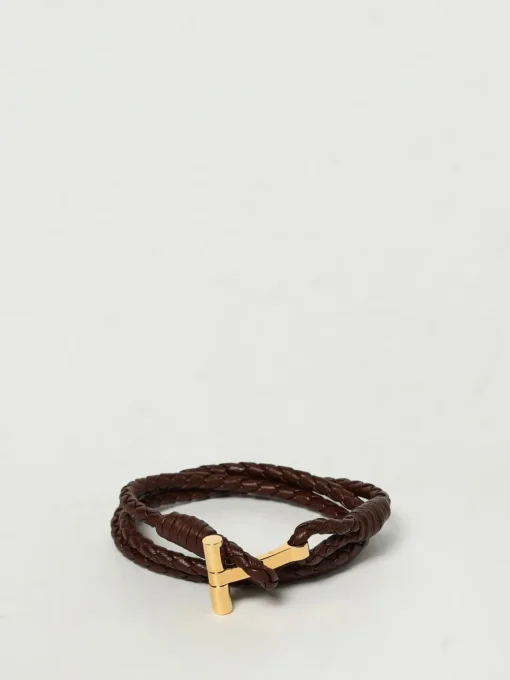 Bracciale Tom Ford in pelle intrecciata