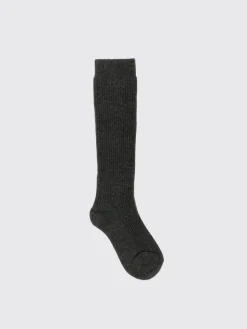 Calze Brunello Cucinelli in cashmere stretch a coste