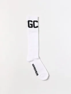 Calze GCDS in cotone stretch con logo jacquard