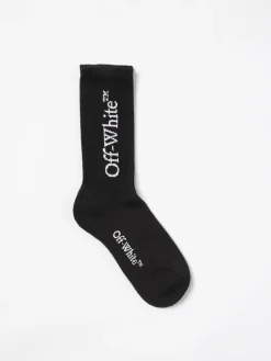 Calze Off-White in cotone stretch con logo jacquard