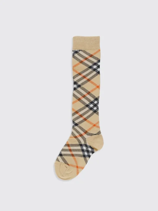 Calze Vintage Check Burberry in cotone jacquard