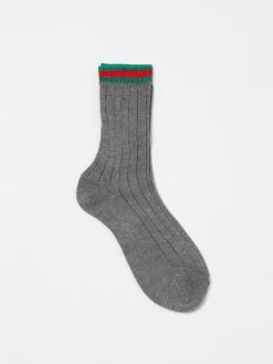 Calze Web Gucci in cotone a coste