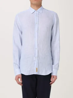 Camicia BD Baggies in misto lino a righe