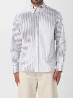 Camicia Bottega Veneta in cotone a righe