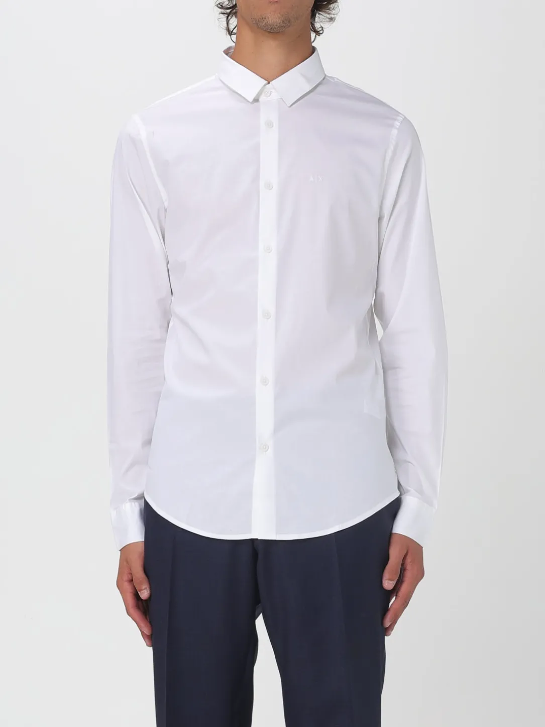 Camicia classica Armani Exchange in popeline