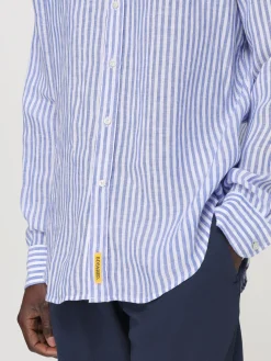 Camicia classica B.D Baggies in lino a righe