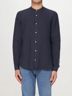Camicia classica Brooksfield in lino