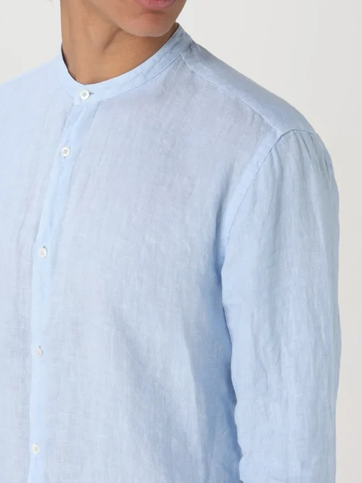 Camicia classica Brooksfield in lino