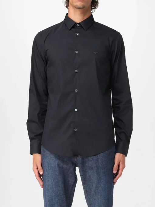 Camicia classica Emporio Armani in misto cotone