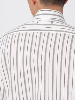 Camicia classica Golden Goose in cotone a righe