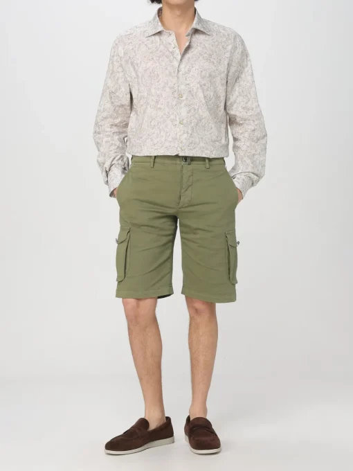 Camicia classica Kiton in cotone stampato