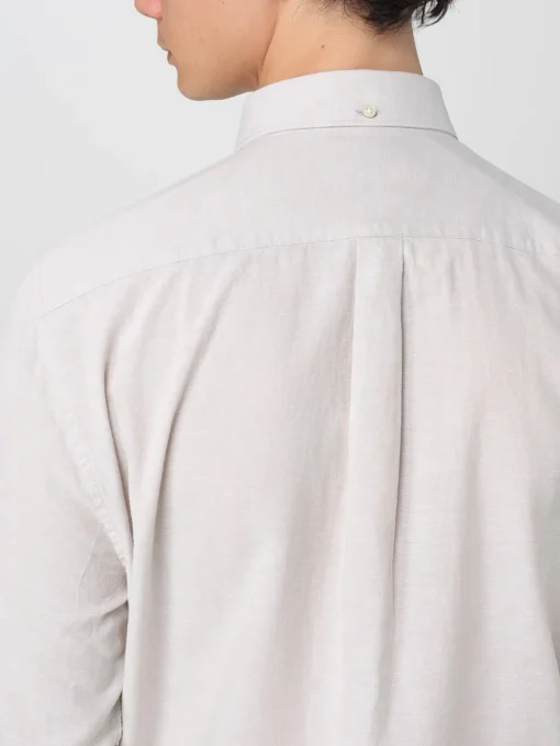 Camicia classico Barbour in lino