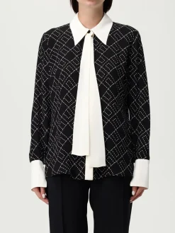 Camicia Elisabetta Franchi in viscosa con monogram