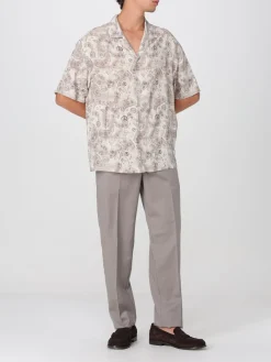 Camicia Emporio Armani in misto viscosa stampata