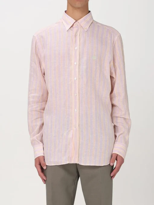 Camicia Etro in lino a righe
