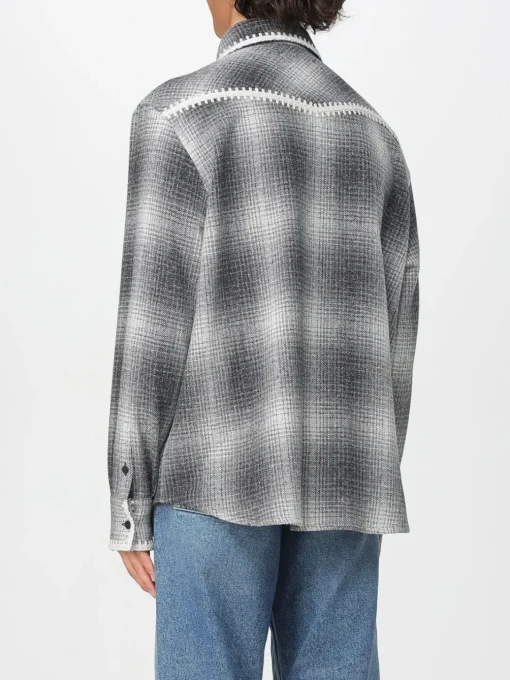 Camicia Golden Goose in misto lana e seta