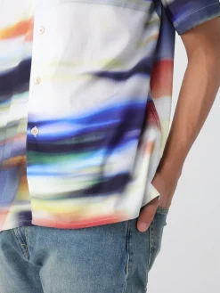 Camicia in misto cotone stampata Ps Paul Smith