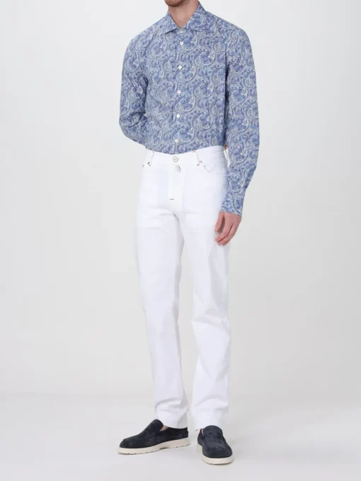 Camicia Kiton in cotone stampato