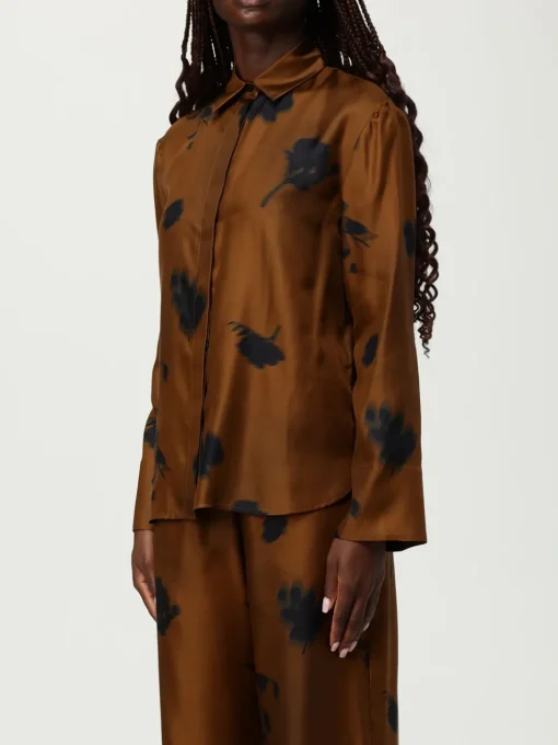 Camicia Max Mara Leisure in seta stampata