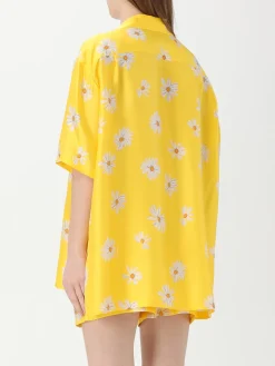 Camicia Moschino Couture in seta con stampa floreale