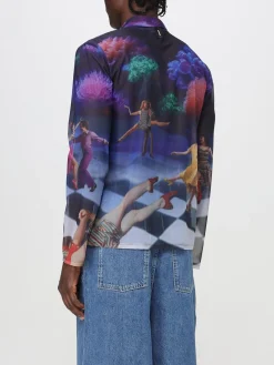 Camicia Sunnei in organza con stampa Brigitte