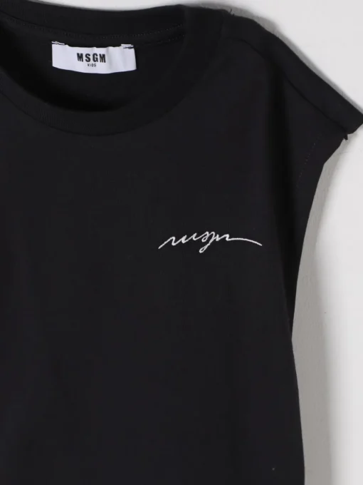 Canotta in cotone con logo MSGM Kids
