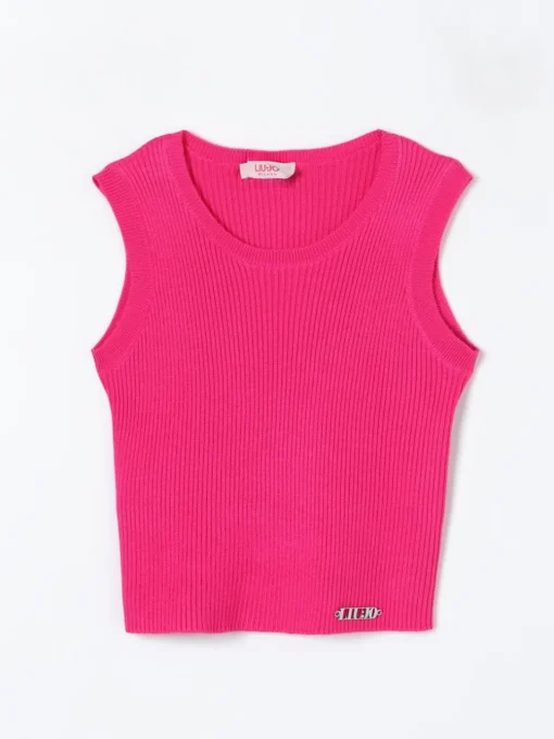 Canotta Liu Jo Kids in cotone a coste