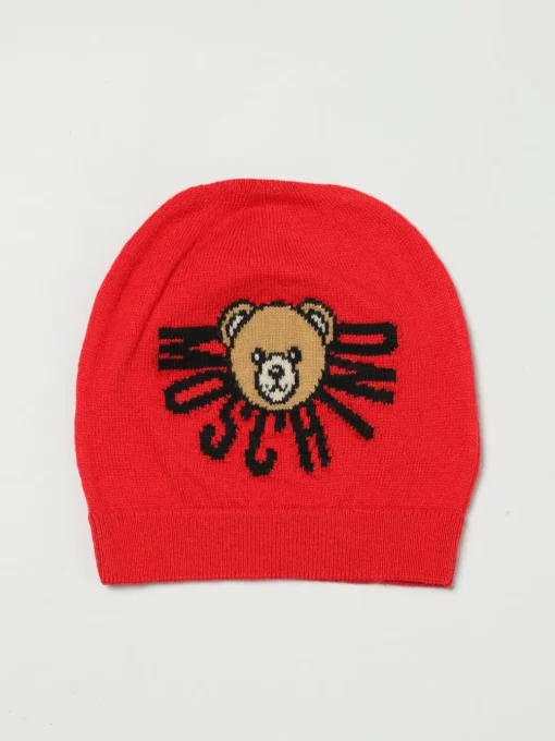 Cappello a berretto Teddy in cotone Moschino