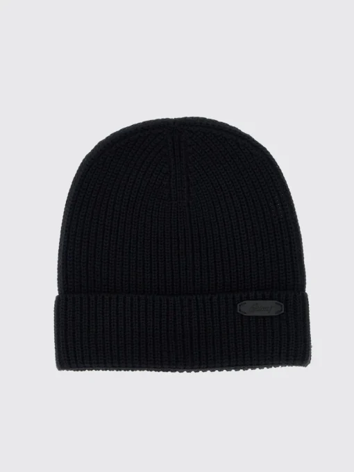 Cappello Brioni in maglia di lana a coste