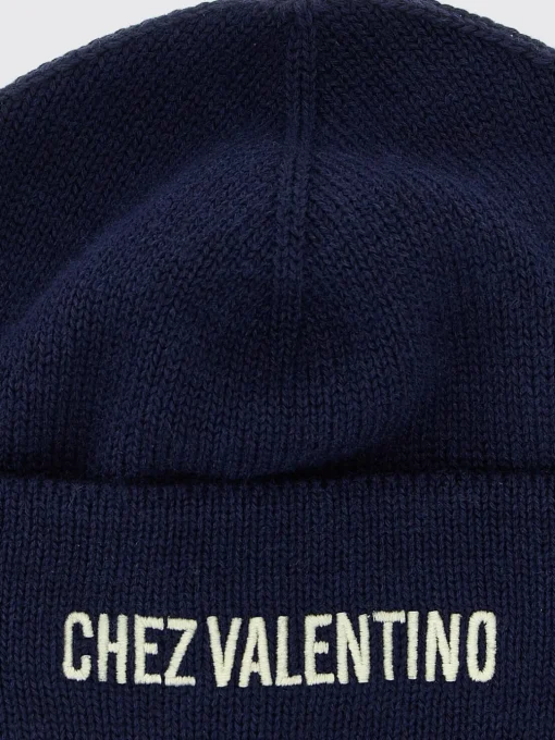 Cappello Chez Valentino Garavani in cotone e lana vergine